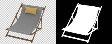 Plaj sandalyesinin güzel bir çizimi