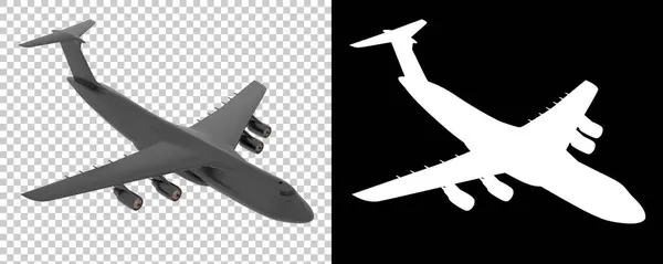 商用飛行機3Dレンダリング イラスト — ストック写真