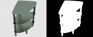 Şeffaf ve siyah arkaplanda katmanlı ekran duruşu