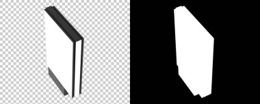 Saydam ve siyah arkaplan üzerinde kopyalama alanı olan ilan panosu