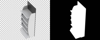 Depolama ekipmanlarının 3D çizimi