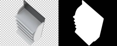 Depolama ekipmanlarının 3D çizimi