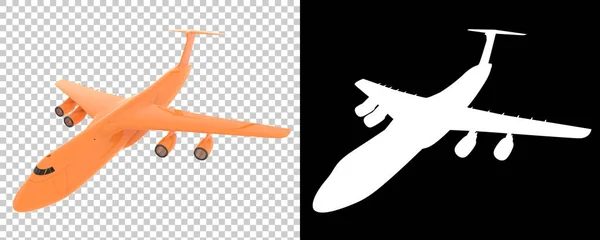 Commercieel Vliegtuig Rendering Illustratie — Stockfoto