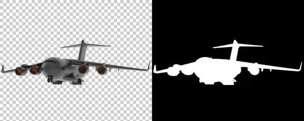 Samolot Komercyjny Rendering Ilustracja — Zdjęcie stockowe