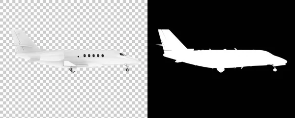 Commercial Airplane Rendering Illustration — Stock Photo, Image