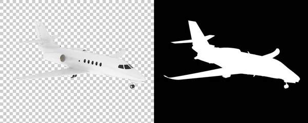 Kommersiellt Flygplan Rendering Illustration — Stockfoto