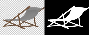 Plaj sandalyesinin güzel bir çizimi
