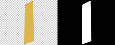 Gri arkaplanda restoran tabelası var. 3d görüntüleme - illüstrasyon