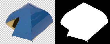 beyaz arkaplanda izole edilmiş çadır