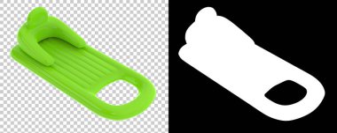 Arka planda izole edilmiş havuz balonu. 3d görüntüleme - illüstrasyon