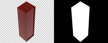 Şarap kutuları. Arka planda izole edilmiş tüpler. 3d görüntüleme, illüstrasyon