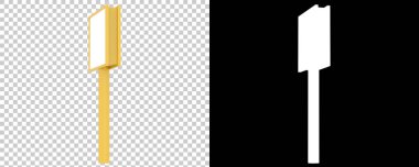 Saydam ve siyah arkaplan üzerinde kopyalama alanı olan ilan panosu