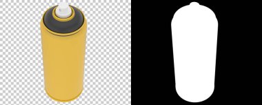 Arka planda izole edilmiş sprey. 3d görüntüleme, illüstrasyon