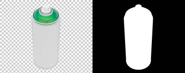 Arka planda izole edilmiş sprey. 3d görüntüleme, illüstrasyon