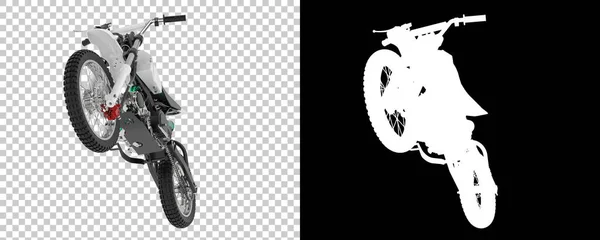 Motocross Rower Rendering Ilustracja — Zdjęcie stockowe