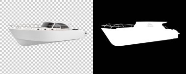 Zengin yatı arka planda izole edilmiş. 3d resimleme