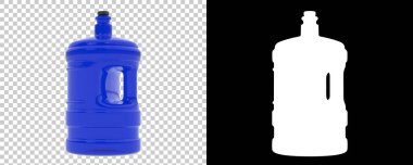 Plastik su şişeleri, gerçekçi illüstrasyon. 