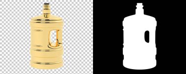 Plastik su şişeleri, gerçekçi illüstrasyon. 