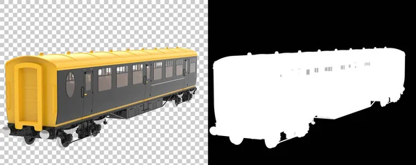 Eisenbahnwaggon Isoliert Auf Transparentem Und Schwarzem Hintergrund Für Banner Darstellung — Stockfoto