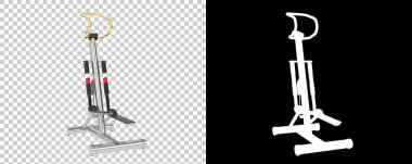 Manyetik motor arka planda izole edilmiş. 3d görüntüleme, illüstrasyon