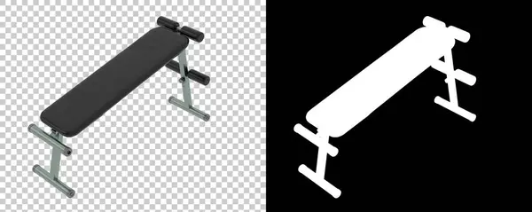Illustration Gym Bench Workout Sport Equipment Adjustable Gym Benches — Stock Photo, Image