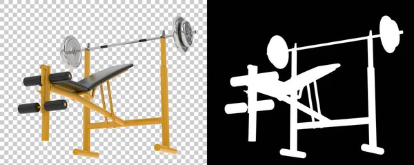 Illustratie Van Gym Bank Workout Sportuitrusting Verstelbare Fitnessbanken — Stockfoto