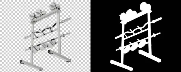 Illustration Gym Sportutrustning — Stockfoto