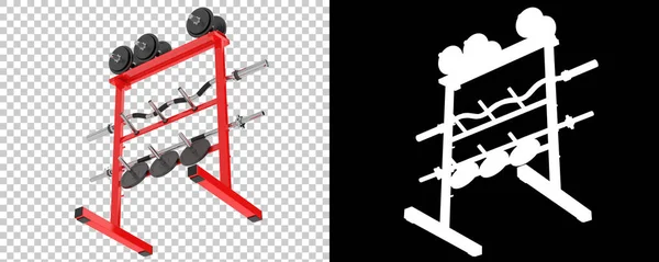 Illustration Gym Sportutrustning — Stockfoto