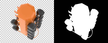 Halterleri çalıştırın. Ağır ekipmanlı spor salonu tezgahı