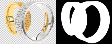 Dekoratif değerli mücevherlerin 3D çizimi