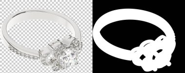 Dekoratif değerli mücevherlerin 3D çizimi