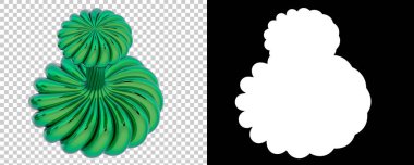 Mücevher arka planda izole edilmiş. 3d görüntüleme - illüstrasyon