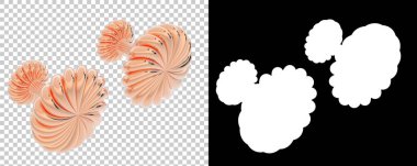 Mücevher arka planda izole edilmiş. 3d görüntüleme - illüstrasyon