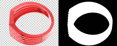 Mücevher arka planda izole edilmiş. 3d görüntüleme - illüstrasyon