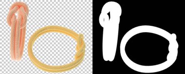 Dekoratif değerli mücevherlerin 3D çizimi