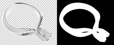 Dekoratif değerli mücevherlerin 3D çizimi