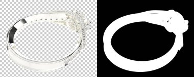 Dekoratif değerli mücevherlerin 3D çizimi