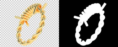 Mücevher arka planda izole edilmiş. 3d görüntüleme - illüstrasyon