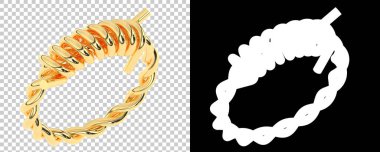 Mücevher arka planda izole edilmiş. 3d görüntüleme - illüstrasyon