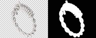 Mücevher arka planda izole edilmiş. 3d görüntüleme - illüstrasyon