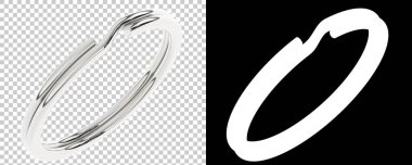 Mücevher arka planda izole edilmiş. 3d görüntüleme - illüstrasyon