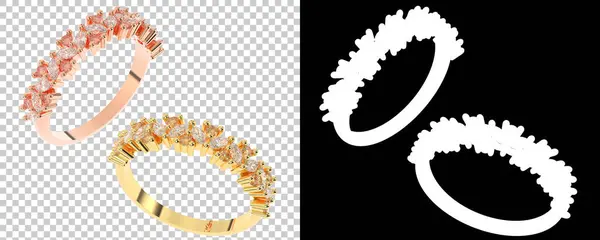 Mücevher Arka Planda Izole Edilmiş Görüntüleme Illüstrasyon — Stok fotoğraf