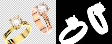 Dekoratif değerli mücevherlerin 3D çizimi