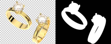 Dekoratif değerli mücevherlerin 3D çizimi