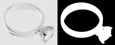 Dekoratif değerli mücevherlerin 3D çizimi