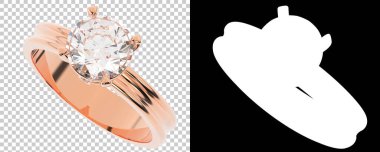 Dekoratif değerli mücevherlerin 3D çizimi