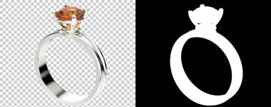 Dekoratif değerli mücevherlerin 3D çizimi