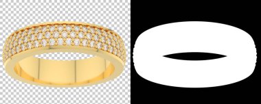 Dekoratif değerli mücevherlerin 3D çizimi