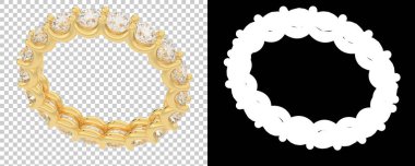 Dekoratif değerli mücevherlerin 3D çizimi