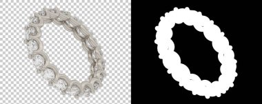 Dekoratif değerli mücevherlerin 3D çizimi